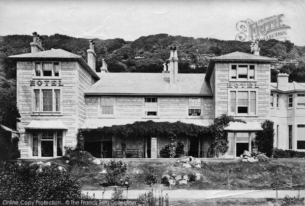 Photo of Bonchurch, Ribband's Hotel c.1876