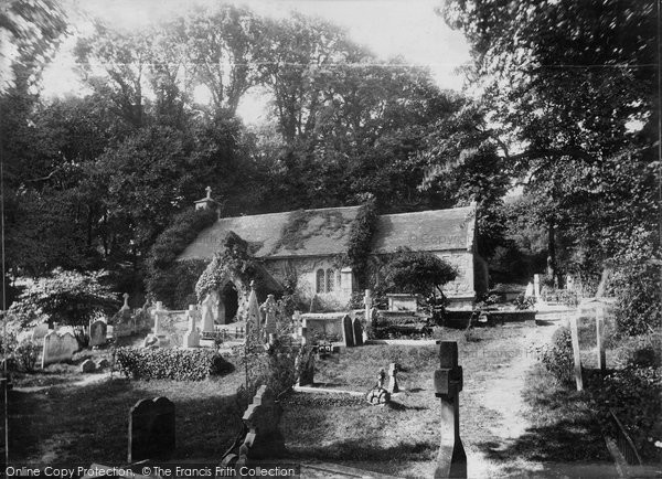 Photo of Bonchurch, St Boniface Old Church c.1880