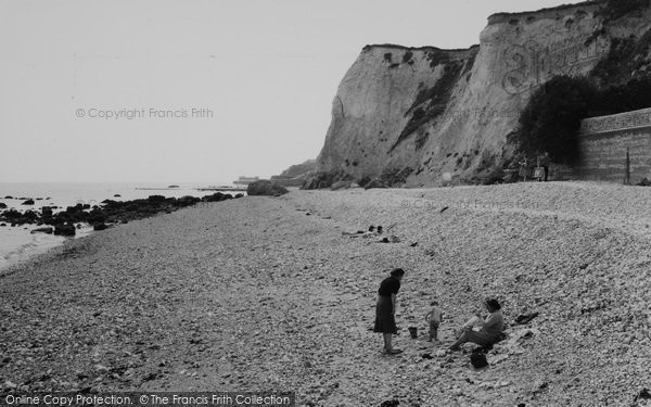 Photo of Bonchurch, The Beach c.1960