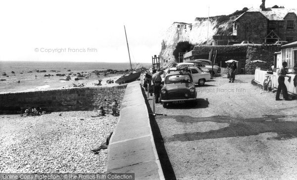 Photo of Bonchurch, The Beach c.1960