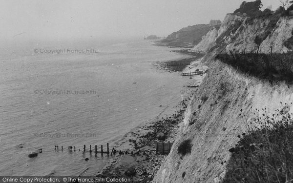 Photo of Bonchurch, The Cliffs c.1960