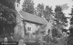 The Old Church Of St Boniface c.1955, Bonchurch
