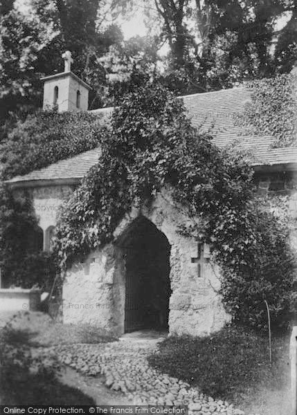 Photo of Bonchurch, The Old Church Porch 1890