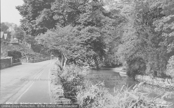 Photo of Bonchurch, The Pond c.1955