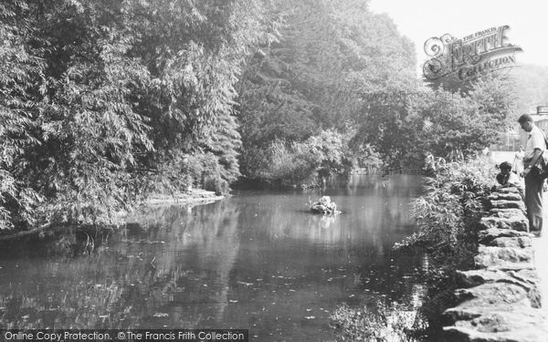 Photo of Bonchurch, The Pond c.1955