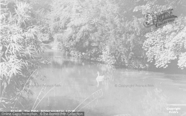 Photo of Bonchurch, The Pond c.1955