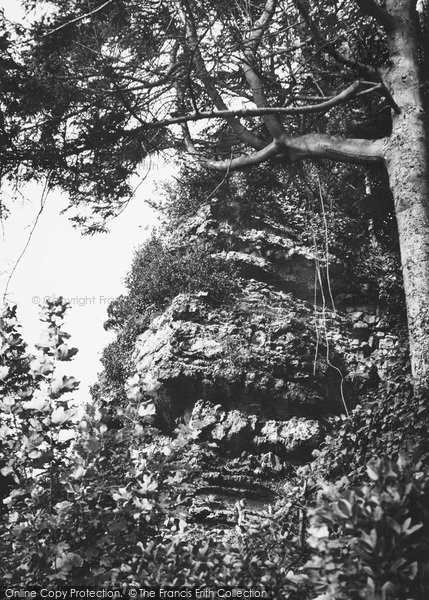 Photo of Bonchurch, The Pulpit Rock c.1955