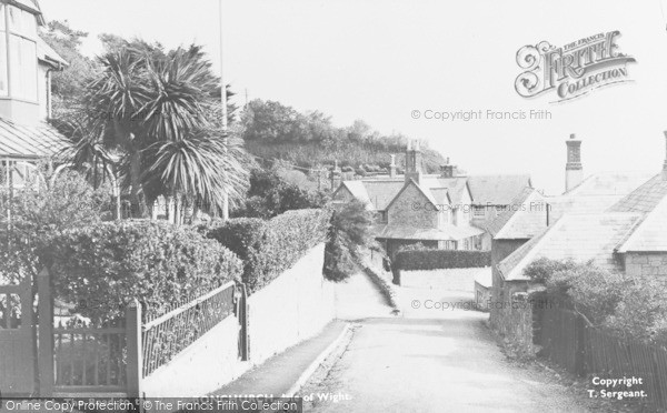 Photo of Bonchurch, The Road To The Beach c.1955