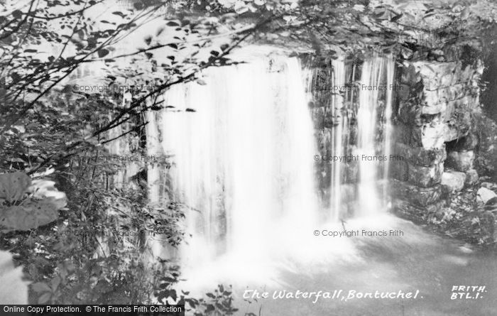 Photo of Bontuchel, The Waterfall c.1955