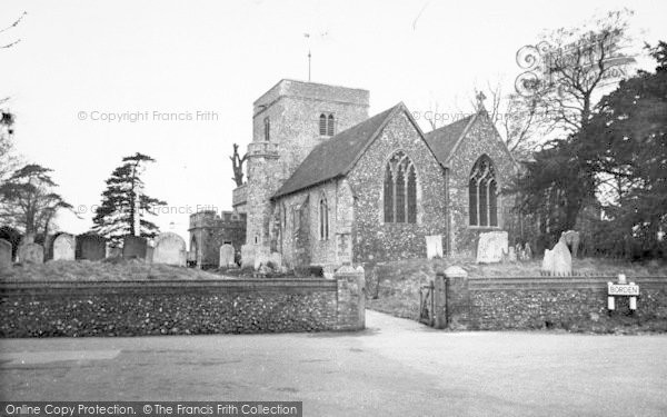 Photo of Borden, The Church c.1950