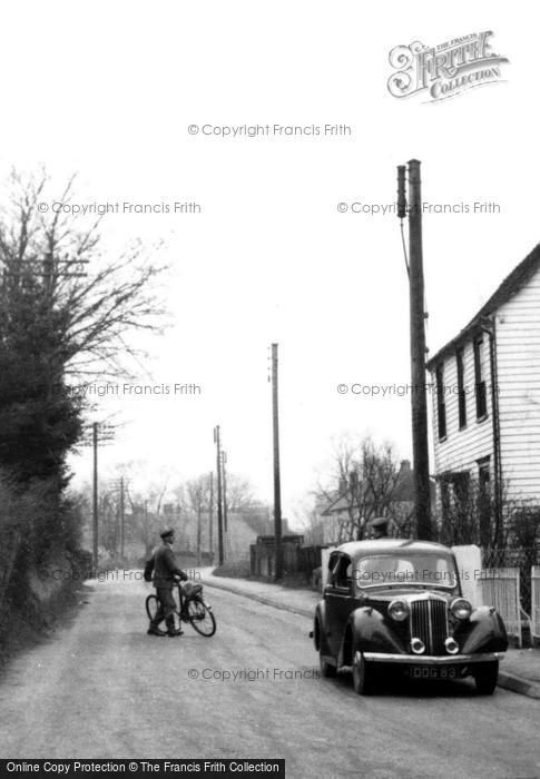 Photo of Borden, The Street, Two Men Talking c.1950