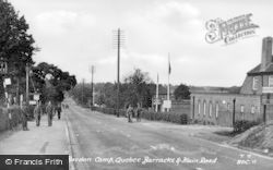 Bordon Camp, Quebec Barracks And Main Road c.1955, Bordon