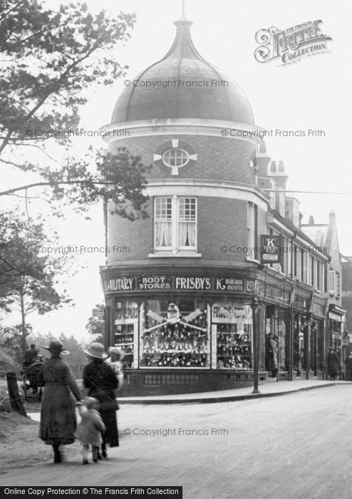 Photo of Bordon, Frisby's Boot Stores 1919