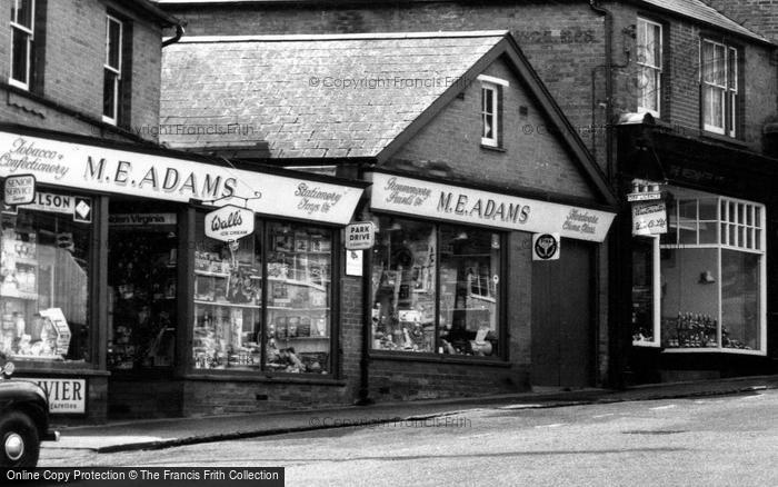 Photo of Bordon, M.E.Adams Store, Chalet Hill c.1960