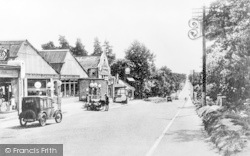 Main Road, Garage c.1925, Bordon