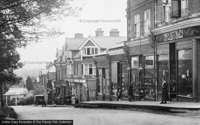 Photo of Bordon, Village Street 1919