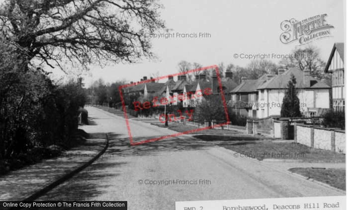 Photo of Borehamwood, Deacons Hill c.1955