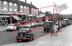 Leeming Road Shopping Parade c.1965, Borehamwood