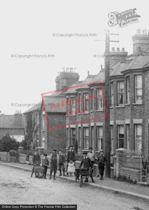 Photo of Borough Green, Children In Western Road 1903