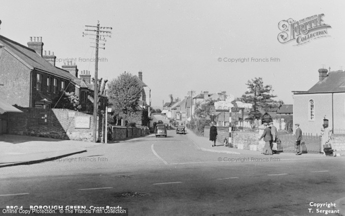 Photo of Borough Green, Cross Roads c.1955