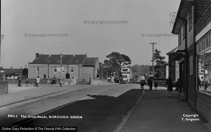 Photo of Borough Green, The Cross Roads c.1950