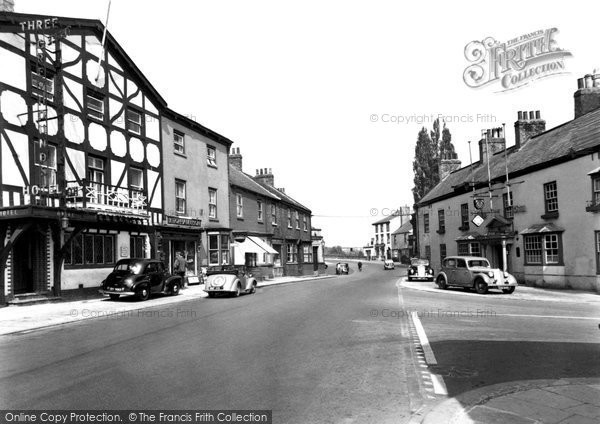 Photo of Boroughbridge, the Crown Hotel and Three Greyhounds Hotel c1955