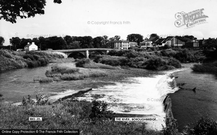 Photo of Boroughbridge, The River Ure c.1965