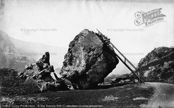 Photo of Borrowdale, Bowder Stone c.1870