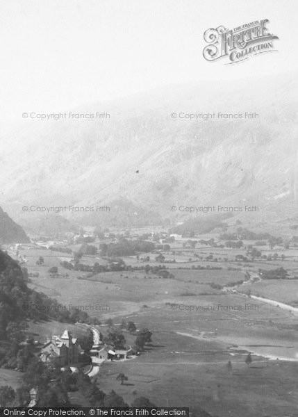 Photo of Borrowdale, From Above Lodore Hotel 1893