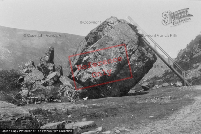 Photo of Borrowdale, The Bowder Stone 1889