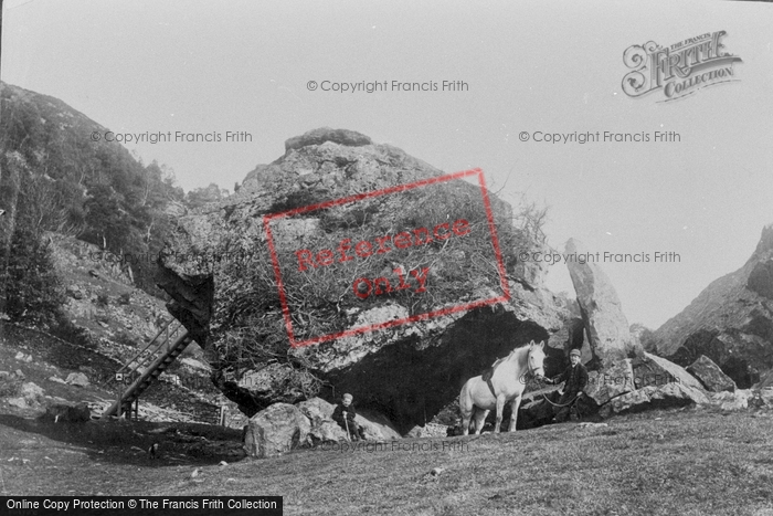 Photo of Borrowdale, The Bowder Stone 1889