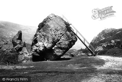 The Bowder Stone 1893, Borrowdale