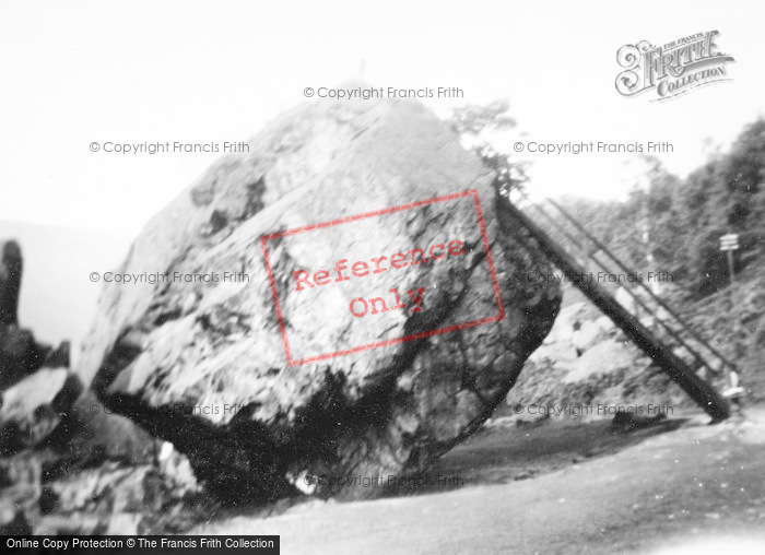 Photo of Borrowdale, The Bowder Stone c.1925