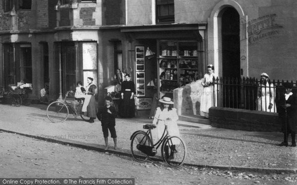 Photo of Borth, A Shop, Cambrian Terrace 1899