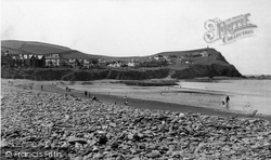 Beach And Cliffs c.1952, Borth