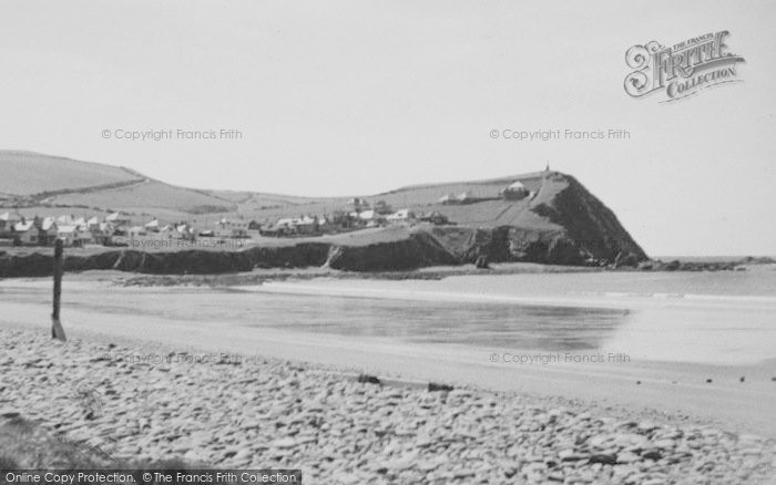 Photo of Borth, Beach And Headland c.1950
