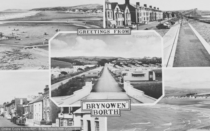 Photo of Borth, Brynowen Composite c.1965