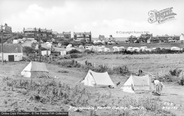 Photo of Borth, Brynowen Farm Camp c.1950