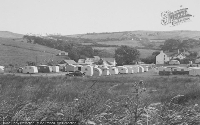 Photo of Borth, Brynowen Farm Camping c.1955