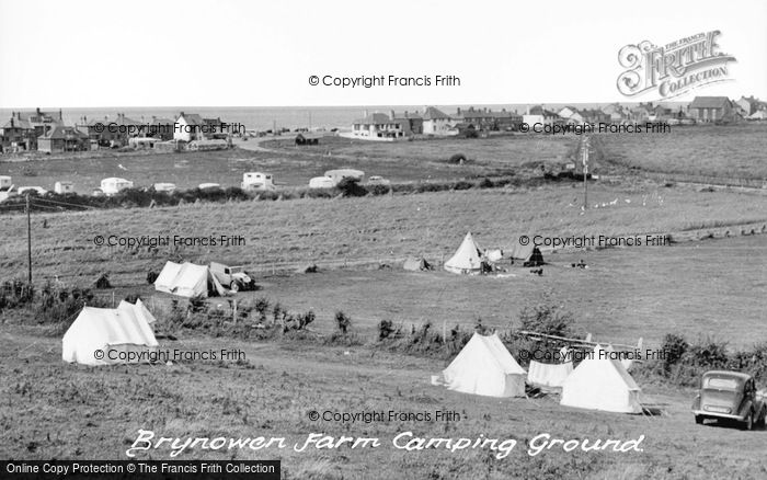 Photo of Borth, Brynowen Farm Camping Ground c.1950