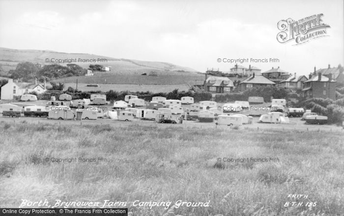 Photo of Borth, Brynowen Farm Camping Ground c.1955