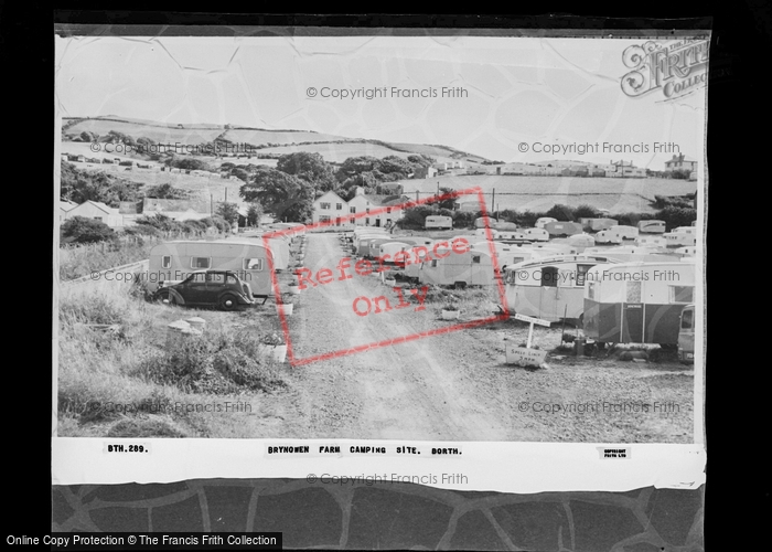 Photo of Borth, Brynowen Farm Camping Site c.1960