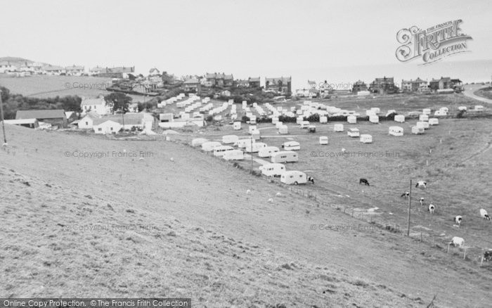 Photo of Borth, Brynowen Farm Caravan Park c.1960