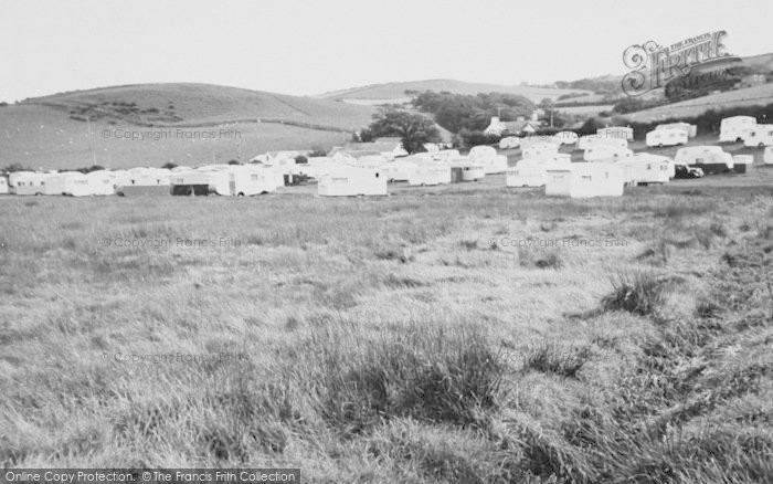 Photo of Borth, Brynowen Farm Caravan Park c.1960