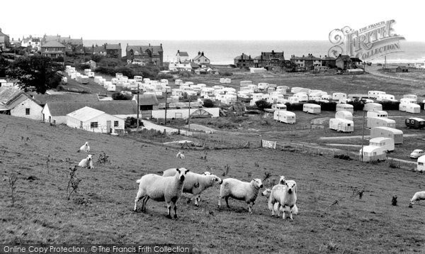 Photo of Borth, Brynowen Farm Caravan Park c1960