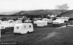 Brynowen Farm Caravan Park c.1960, Borth