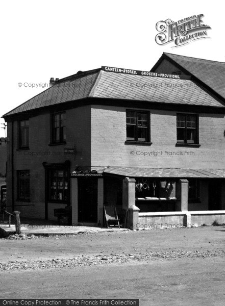 Photo of Borth, Canteen Stores And Grocery, Glanywern 1938
