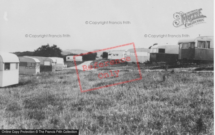 Photo of Borth, Caravan Park c.1960