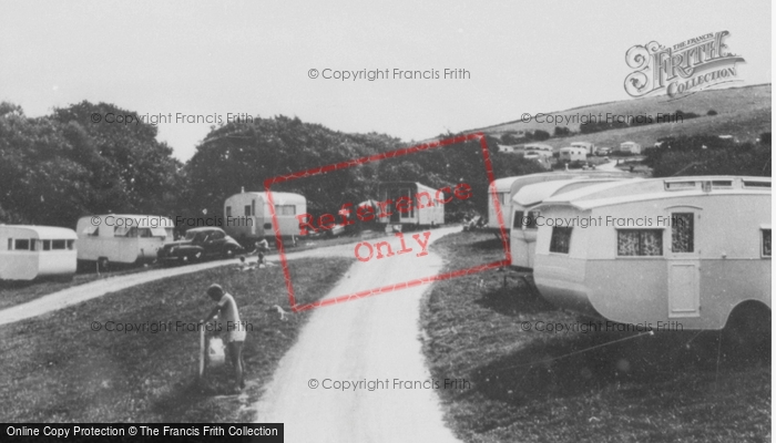 Photo of Borth, Caravan Park c.1960