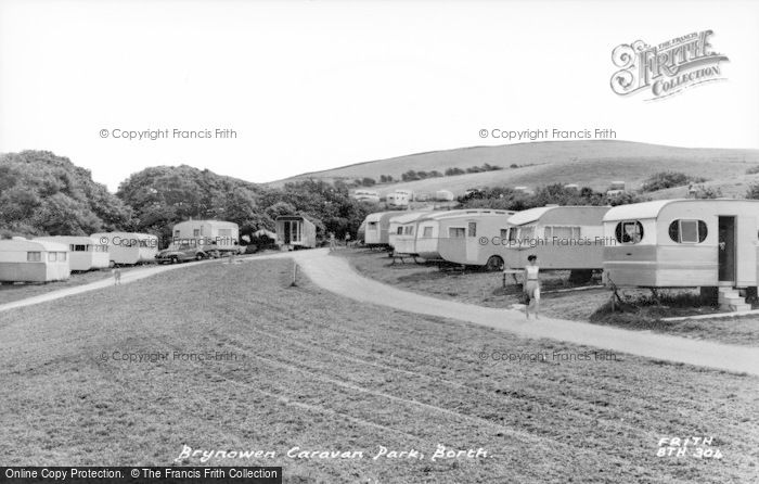 Photo of Borth, Caravan Park c.1960